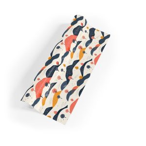 Eco-Friendly Wrapping Paper with Charming Hills and Trees
