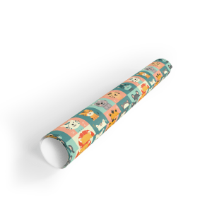 Playful Animal Parade Wrapping Paper