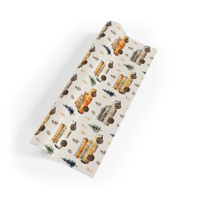 Adventure Awaits Vintage Vehicle Wrapping Paper