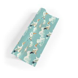 Soaring Pelicans Wrapping Paper