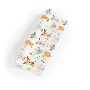 Adorable Animal Faces Party Wrapping Paper