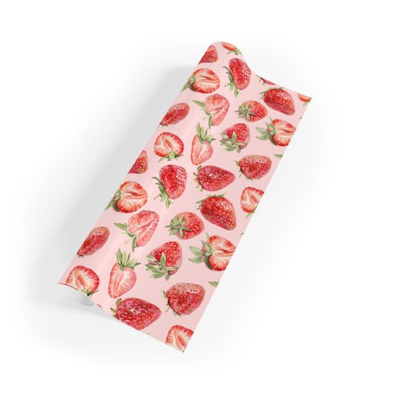 Fresh Strawberry Delight Wrapping Paper