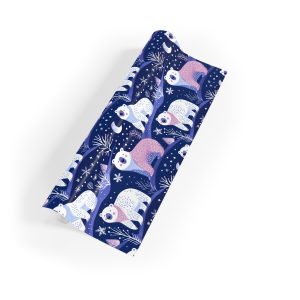 Whimsical Polar Bears Wrapping Paper