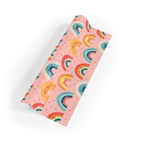 Whimsical Rainbow Joy Wrapping Paper