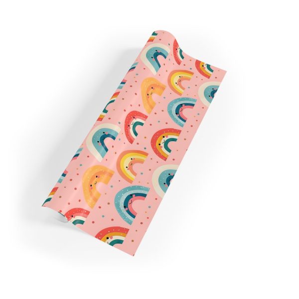 Whimsical Rainbow Joy Wrapping Paper
