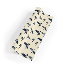 Elegant Geese in Flight Wrapping Paper