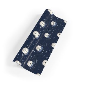 Floating Playful Otters Wrapping Paper