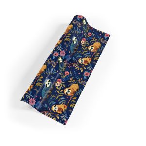 Charming Sloth Serenade Wrapping Paper