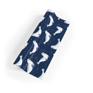 Playful Arctic Seals Wrapping Paper