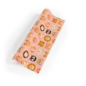 Purr-fectly Adorable Cat Faces Eco-Friendly Wrapping Paper