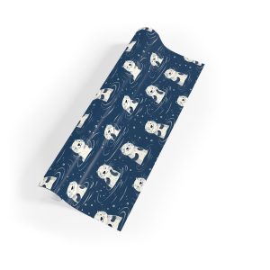 Adorable Swimming Otters Wrapping Paper