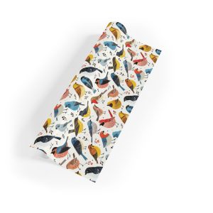 Charming Birds of Many Colors Wrapping Paper