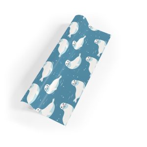 Delightful Seal Family Wrapping Paper