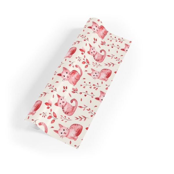 Charming Cat Companions Eco-Friendly Wrapping Paper