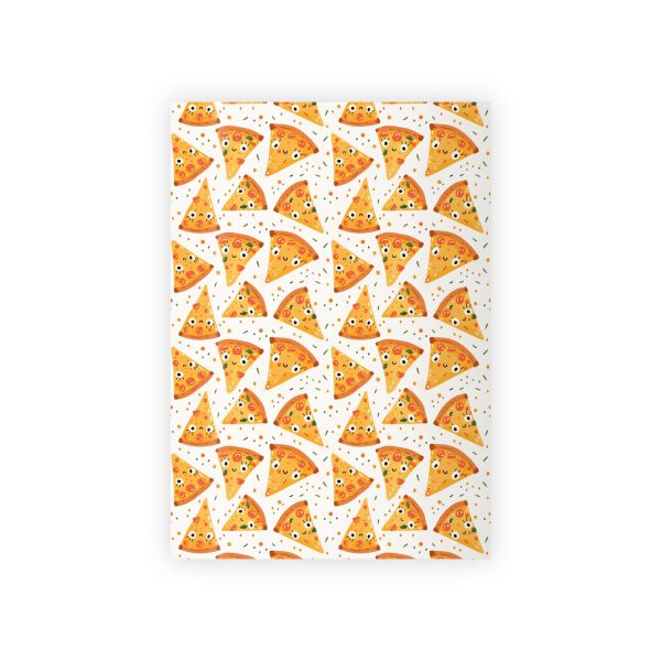 Cheesy Smiles Pizza Wrapping Paper
