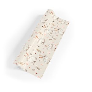 Charming Bunny Meadow Wrapping Paper