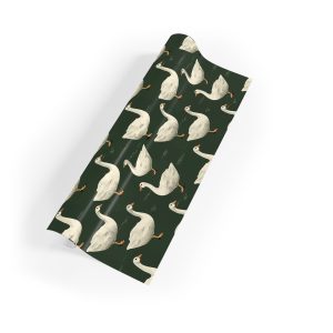 Charming Goose Parade Wrapping Paper