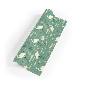 Elegant White Herons Wrapping Paper