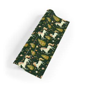 Magical Unicorn Woodland Wrapping Paper