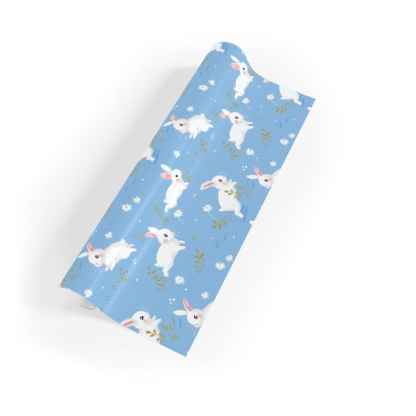 Charming White Bunnies Wrapping Paper