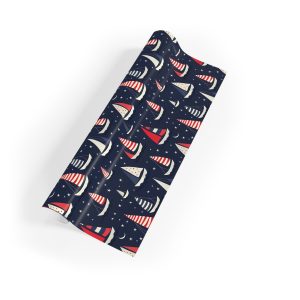 Nautical Dreams Sailboat Wrapping Paper