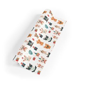 Paw-sitively Adorable Party Animals Eco-Friendly Wrapping Paper