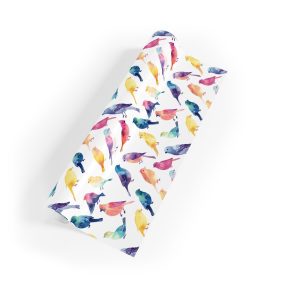 Vibrant Feathered Friends Wrapping Paper