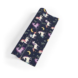 Magical Night Unicorns Wrapping Paper