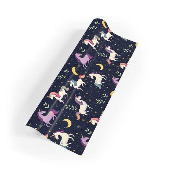 Magical Night Unicorns Wrapping Paper