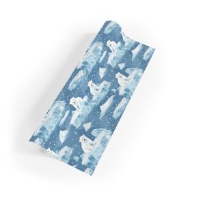 Frosty Arctic Bears Wrapping Paper