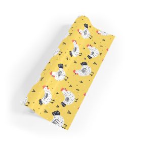 Sunny Farm Chickens Wrapping Paper