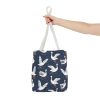 Charming White Geese Reusable Gift Tote Bag