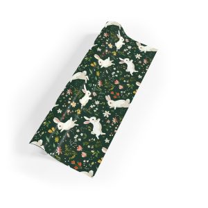 Whimsical Woodland Bunnies Wrapping Paper