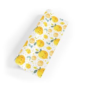 Joyful Lemon Charm Wrapping Paper