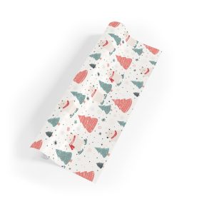 Charming Skating Polar Bears Wrapping Paper