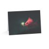 Pink anglerfish holding a glowing light bulb underwater illustration.