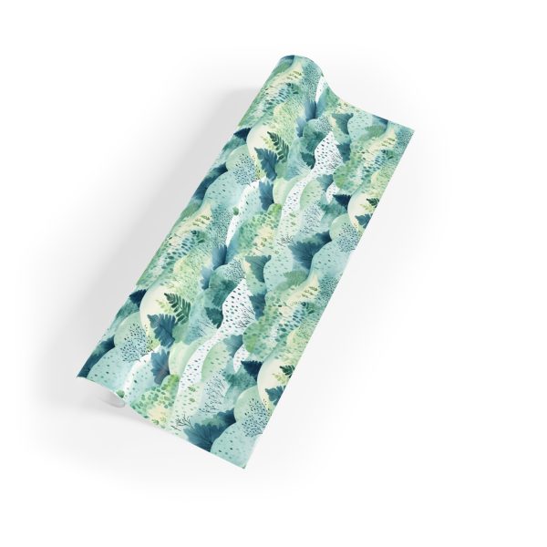 Serene Evergreen Hills Wrapping Paper