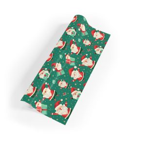 Playful Holiday Santa Wrapping Paper