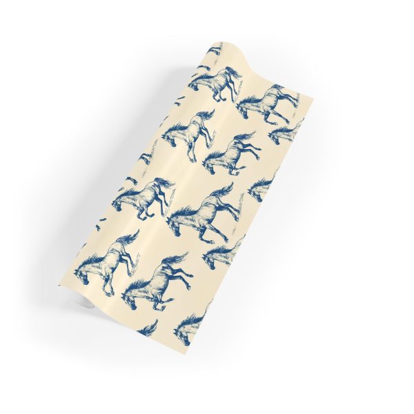 Graceful Galloping Horses Wrapping Paper