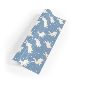Joyful White Jumpers Wrapping Paper