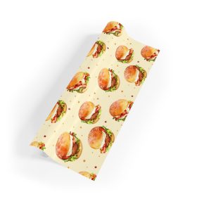 Delicious Burger Bash Wrapping Paper