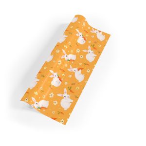 Whimsical Spring Bunnies Wrapping Paper