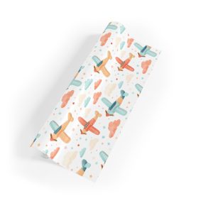 Up in the Air Airplane Wrapping Paper