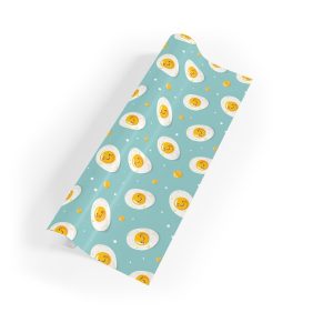 Cheerful Egg Faces Wrapping Paper