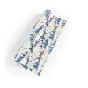 Winter Cabin Scene Wrapping Paper