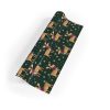 Eco-Friendly Wrapping Paper with Festive Reindeer in Cozy Scarves