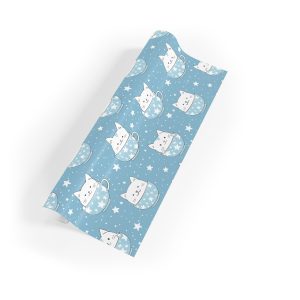 Purrfect Teacups Wrapping Paper