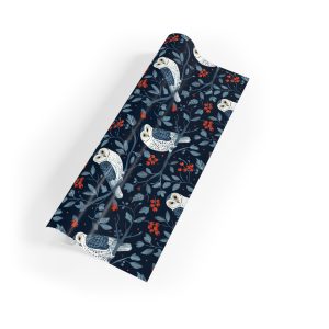 Charming Night Owls Wrapping Paper