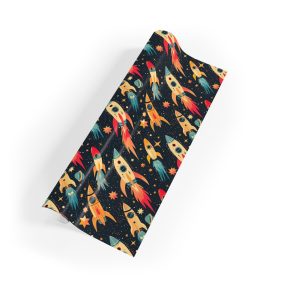 Blast Off! Rocket Adventure Wrapping Paper