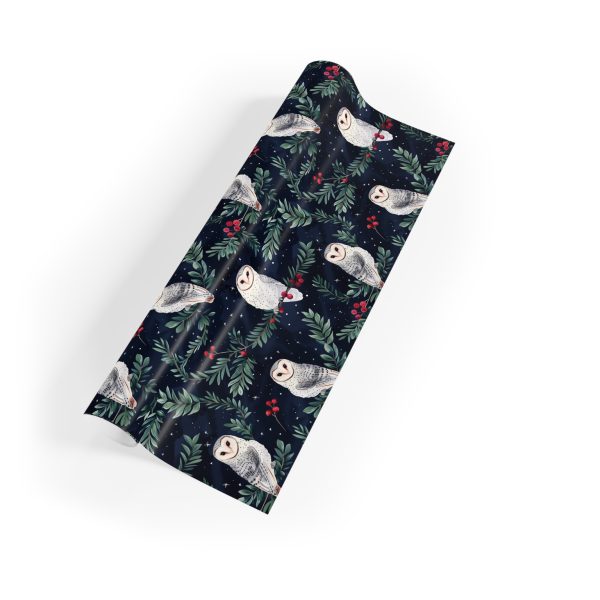 Bewitching Holiday Owls Wrapping Paper